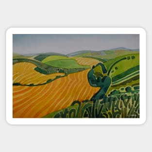 South Downs Kent England Landscape Sticker